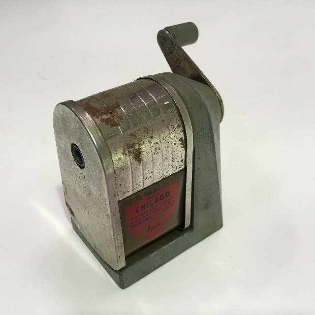 PENCIL SHARPENER, Desk Mount Vintage Chicago